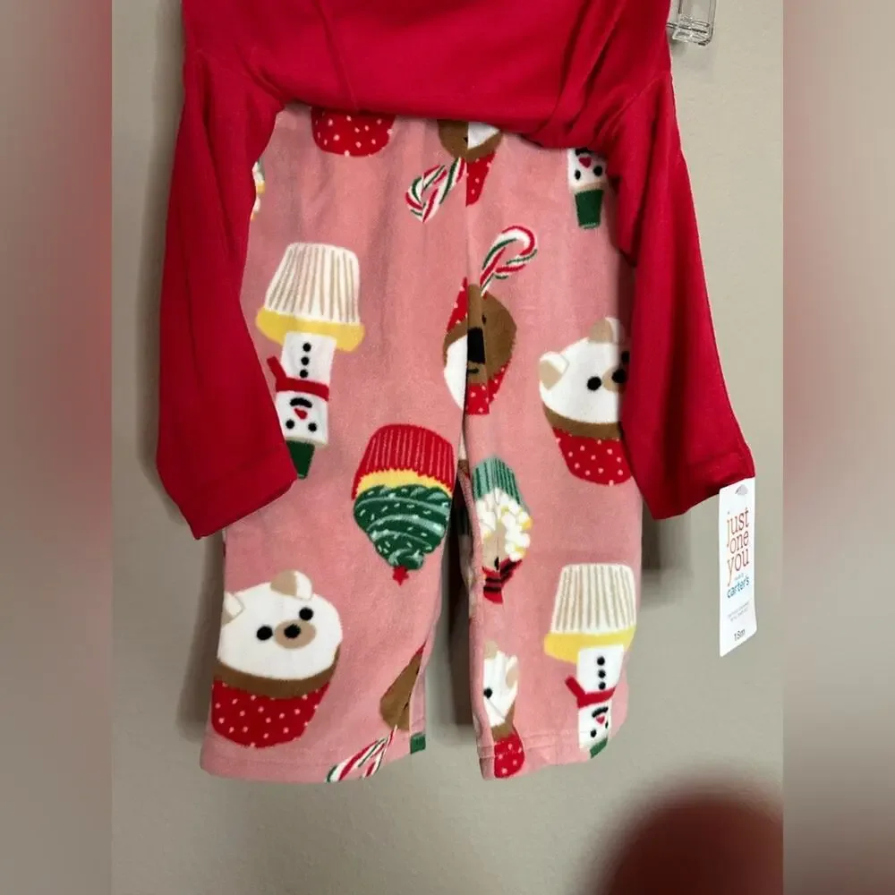 Carter’s Christmas Pajamas - Just One You 2-piece Jammies Size 18 months NWT